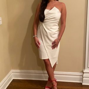 Lulu’s White Midi Dress